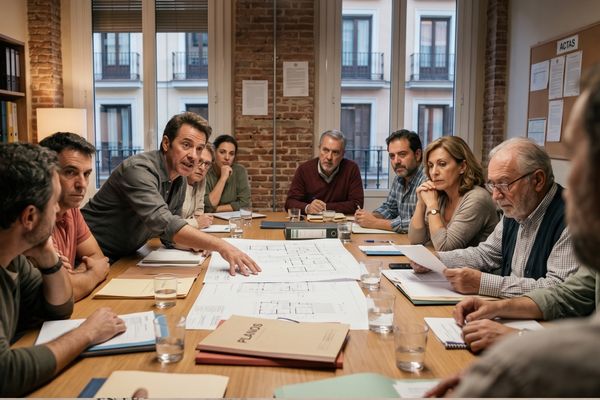 Reunión comunidad de vecinos
